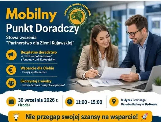 Mobilny Punkt Doradczy w Bądkowie – bezpłatna pomoc w pozyskaniu funduszy europejskich