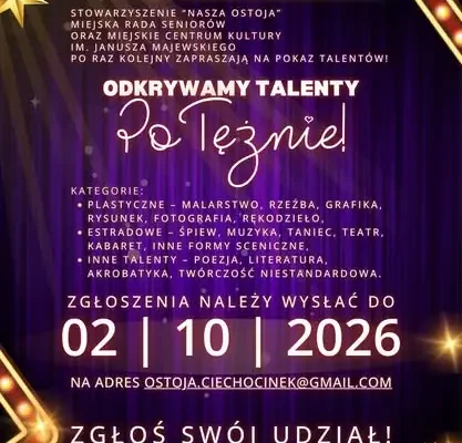 Ciechocinek szuka talentów – ruszyły zgłoszenia do 4. edycji Gali Talentów