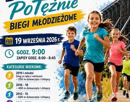 Biegamy PoTężnie – festiwal biegowy dla dzieci i młodzieży w Ciechocinku