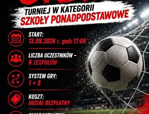 Turniej piłkarski na Orliku w Aleksandrowie Kujawskim – już 13 września