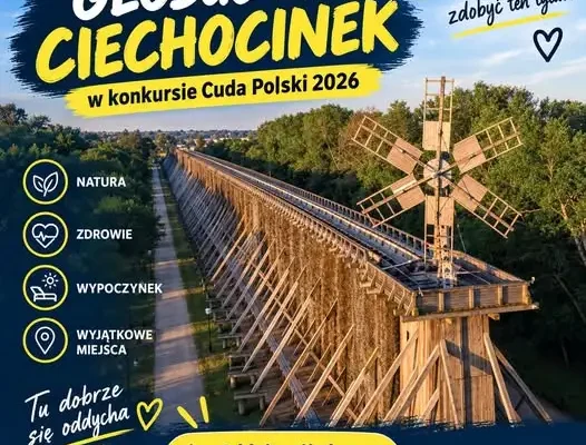 Ciechocinek walczy o tytuł „Cuda Polski” National Geographic