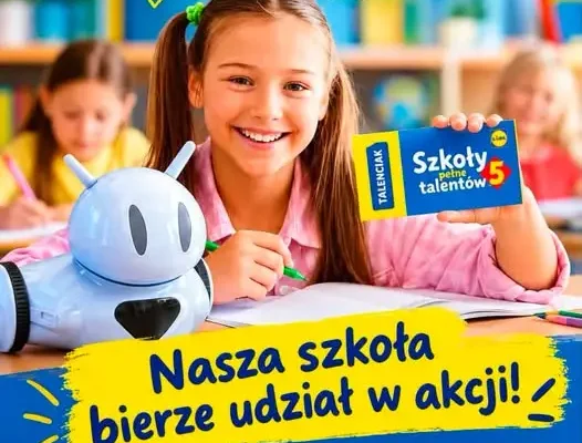 Szkoła Podstawowa nr 3 w Ciechocinku zbiera Talenciaki dla Lidla – akcja trwa do końca października
