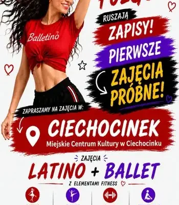 Balletino w Ciechocinku: ruszają zapisy na zajęcia latino i ballet dla dzieci i dorosłych