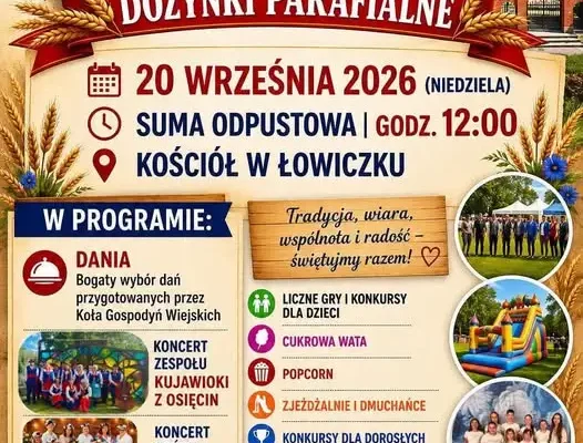 Odpust w Łowiczku – parafia zaprasza na dzień pełen atrakcji