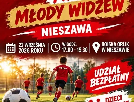 Bezpłatny camp piłkarski Młodego Widzewa w Nieszawie – już 22 września