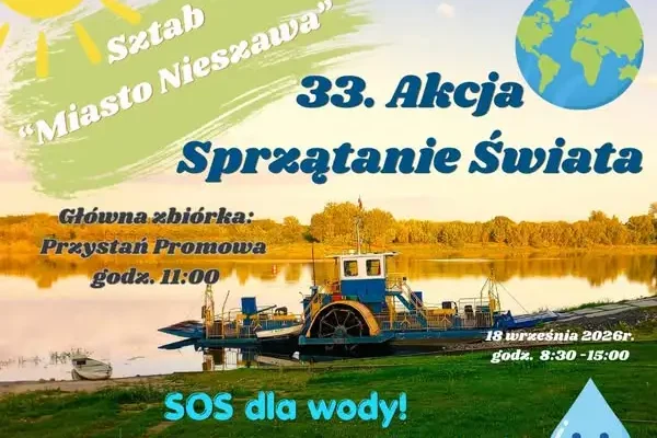 Sprzątanie Świata w Nieszawie – jutro wielka akcja nad Wisłą