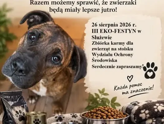 III EKO-FESTYN w Służewie: zbiórka karmy dla Schroniska Zielone Pole