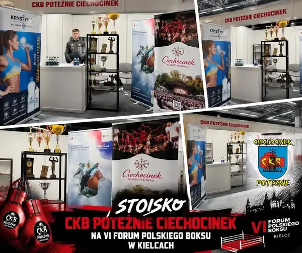 CKB Potężnie Ciechocinek promował miasto na VI Forum Boksu Olimpijskiego w Kielcach