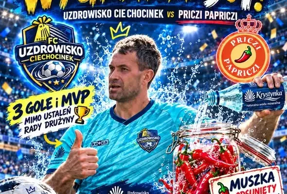 FC Uzdrowisko rozbiło rywala 9:1. Muszka zawieszony za… hat-tricka