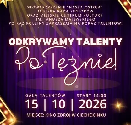 Ciechocinek szuka talentów. Rusza czwarta edycja „Odkrywamy Talenty – Po Tężnie!”