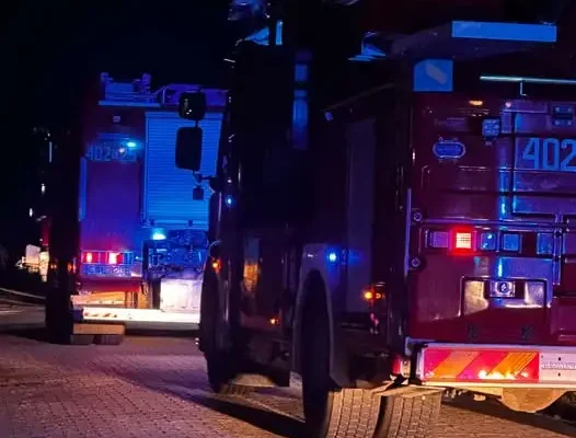 Pożar domu w Wołuszewie. Strażacy z OSP Nieszawa i PSP walczyli z ogniem
