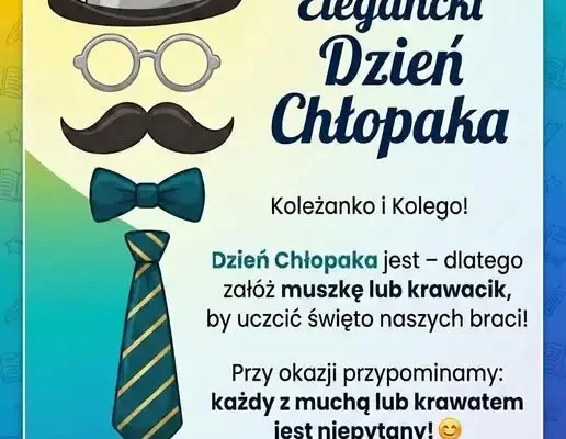 Dzień Chłopaka w Nieszawie: muszka lub krawat zwalniają z pytania!