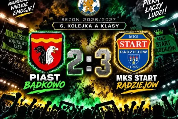 Piast Bądkowo przegrywa ze Startem, ale kibice chwalą charakter drużyny