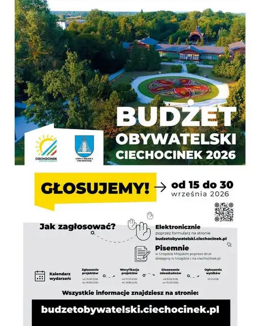 Budżet Obywatelski Ciechocinka 2026: ostatni dzień głosowania