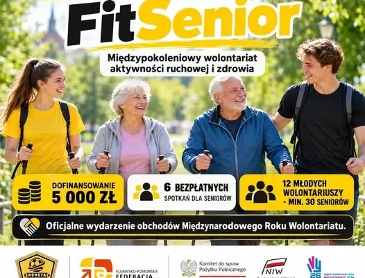 Koneck: 5 tys. zł na projekt „FitSenior” – sport połączy seniorów i młodzież