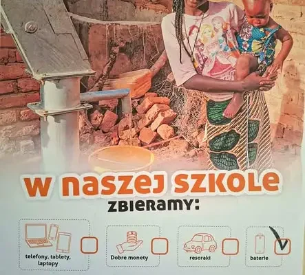 Uczniowie z Brudnowa zbierają baterie, by pomóc budować studnie w Czadzie