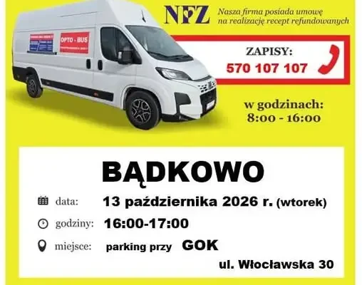Bezpłatne badanie wzroku w Bądkowie – 13 października 2026