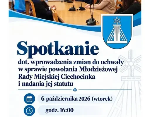 Ciechocinek stawia na młodzież. Rusza reaktywacja Młodzieżowej Rady Miejskiej
