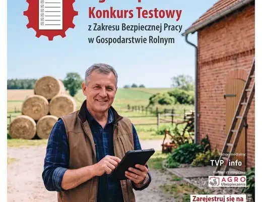 Rusza VII Ogólnopolski Konkurs Testowy KRUS – „Rola rolnika, by upadku unikał”