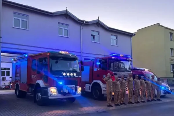 Hołd dla strażaków z Niska – JRG 2 Ciechocinek łączy się w żałobie