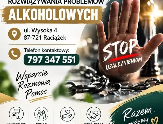 GKRPA w Raciążku: bezpłatna pomoc dla osób uzależnionych i ich rodzin