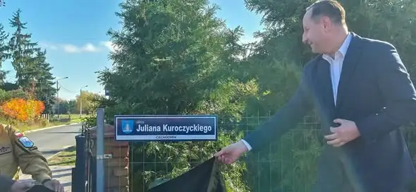 Ciechocinek: ulica imienia Juliana Kuroczyckiego oficjalnie odsłonięta