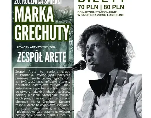 Ciechocinek uczci 20. rocznicę śmierci Marka Grechuty koncertem „Ocalić od zapomnienia”