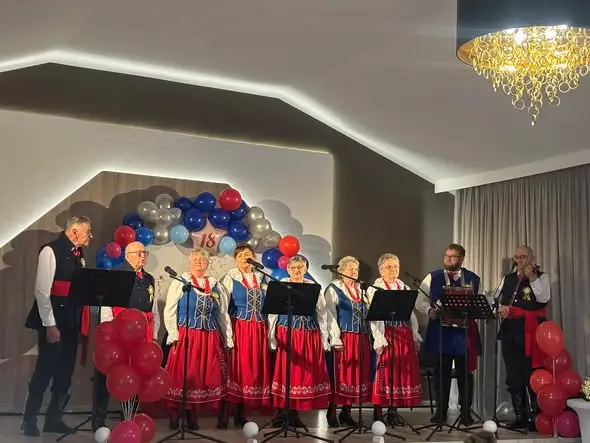Chór Retro z Zakrzewa na Przeglądzie Zespołów Ludowych w Dobrem