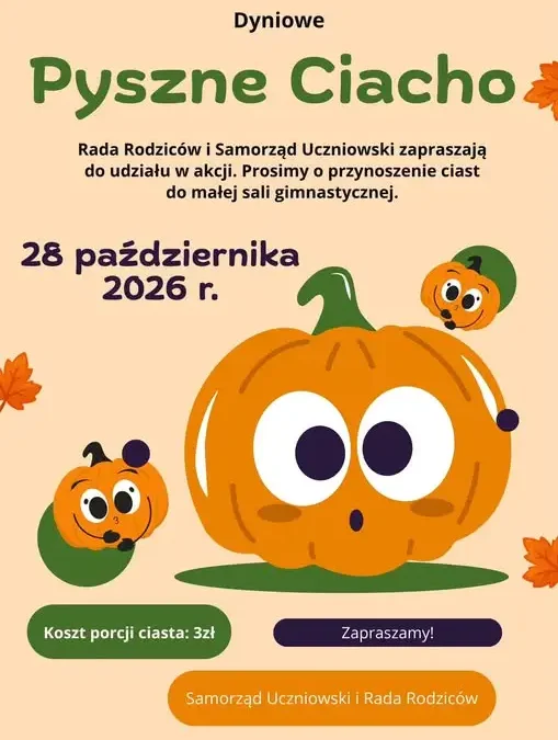 Dyniowe ciasto na akcji w SP1 Ciechocinek – 28 października