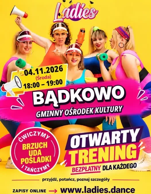 Bądkowo: bezpłatny trening taneczny LADIES już 4 listopada